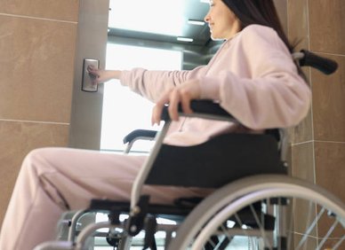 wheelchair accessible home elevator