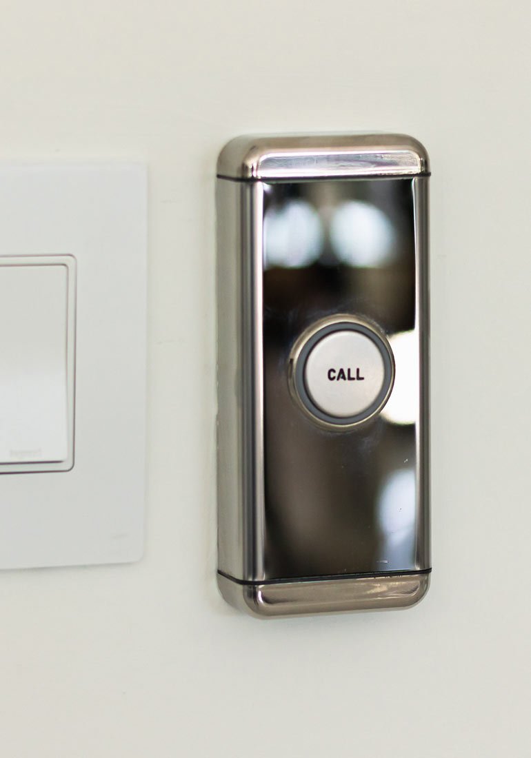 Home elevator call button